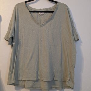 UpWest Anytime Clean Cotton V-neck Tee